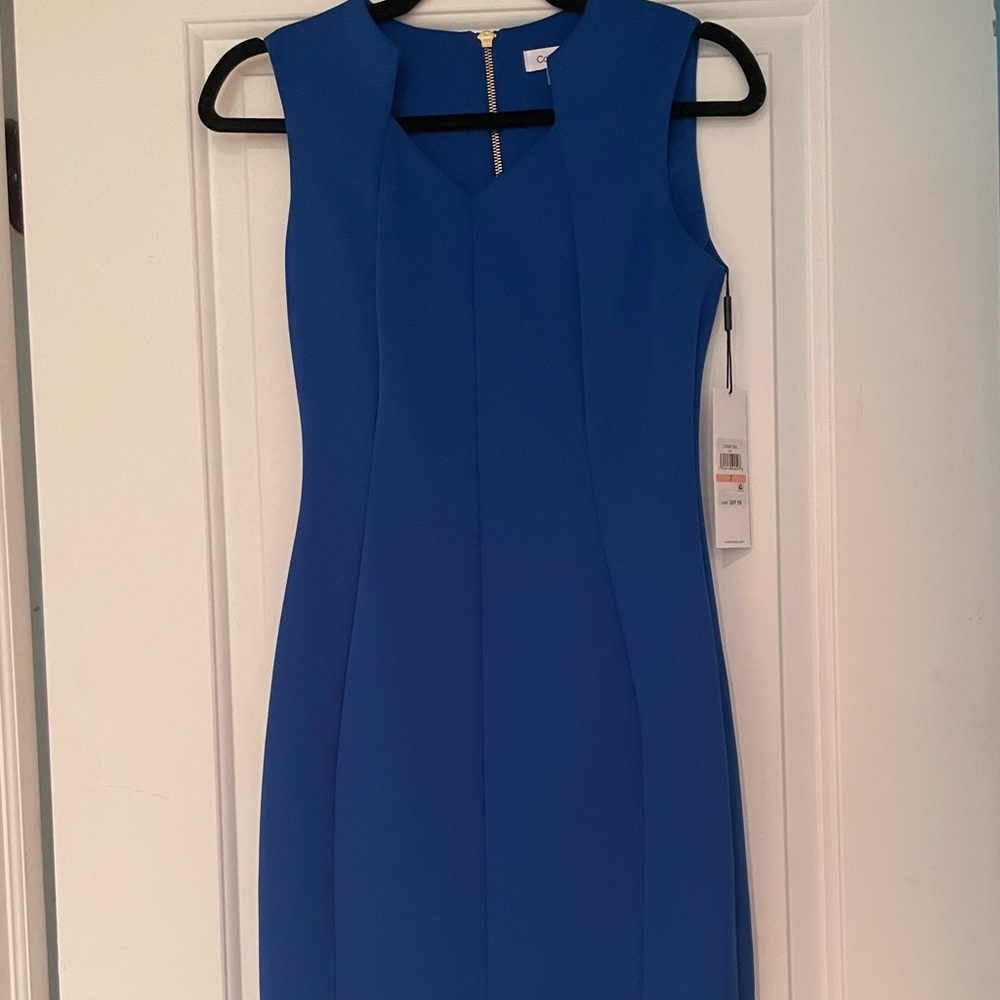 NWT Royal Blue Calvin Klein Dress